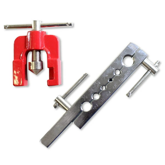 ARTESIA TOOL 2 Piece Flaring Tool Kit | Heavy-Duty Metal | Diameters 3/16" (4.8mm) - 5/8" (15.9mm) | Perfect for Brake Lines, Plumbing, HVAC | Professional Craftsmanship & Multifunctional Use