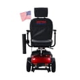 thumbnail image 2 of Wdidi 4 Wheels Outdoor Max Plus Compact Mobility Electric Scooter Adults, Red, 2 of 7