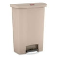 thumbnail image 3 of Rubbermaid Commercial Slim Jim Resin Step-On Container Front Step Style 24 gal Beige 1883552, 3 of 9
