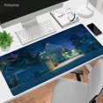thumbnail image 1 of Tapis de Souris de Rue Anime Gamer Grand Bord Verrouillé Mignon Tapis de Souris en Caoutchouc Antidérapant pour Bureau d'Ordinateur, 1 of 5