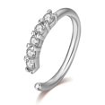 thumbnail image 1 of CUITING 20G Nose Rings Women Nose Rings Hoops Cubic Zirconia Nose Piercing Jewelry Gold, 1 of 11