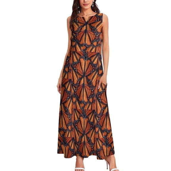 Monarch Butterflies Art Long Dress birthday dress for women Woman fashion