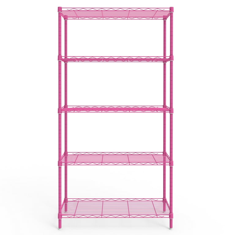 Ktaxon 5-Tier Wire Shelving Unit, Steel Storage Rack for Garage
