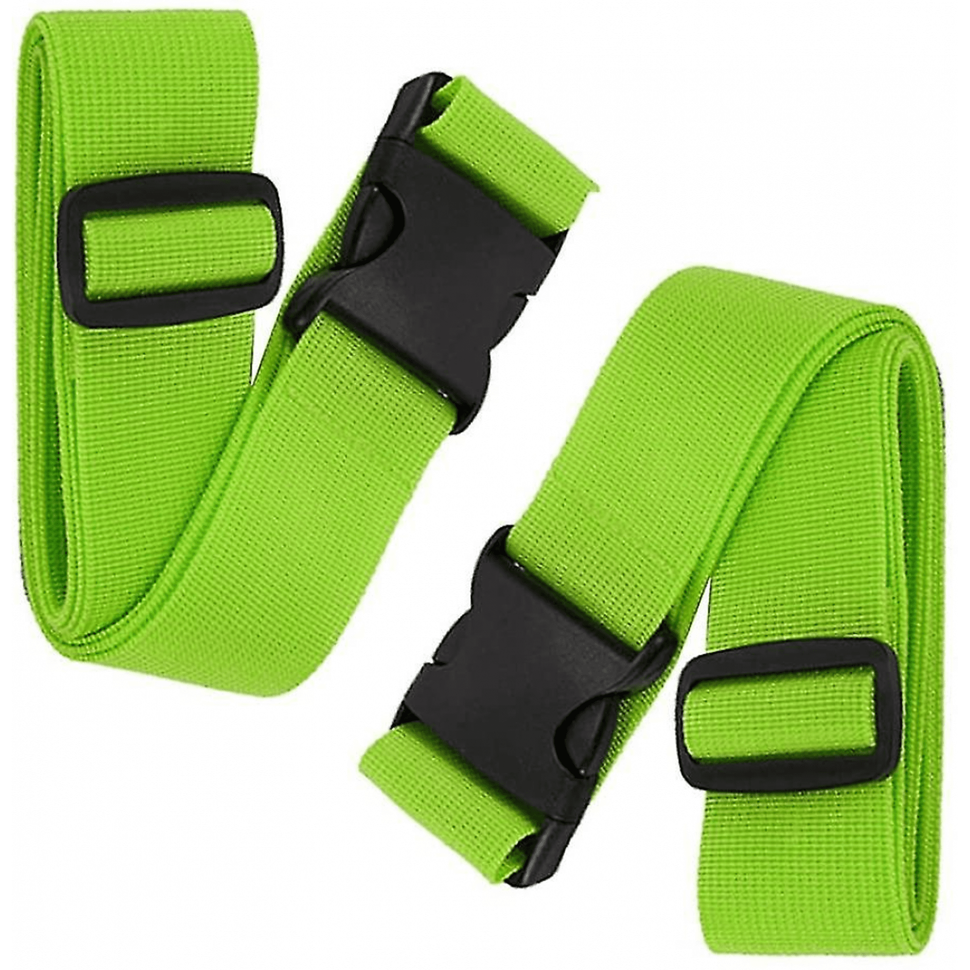 4 Sangles à Bagages Uxcell – Vert Armée – Réglables – Connecteurs Pour Valises