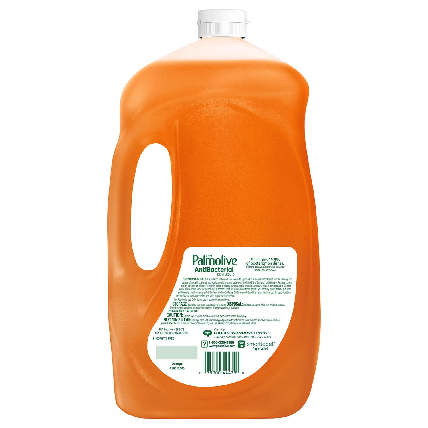 Palmolive Antibacterial Dishwashing Liquid Dish Soap Orange 102 fl.oz