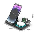 thumbnail image 3 of XGFHYJEH Charging Station, Wireless Charging Station, Charging Station for Multiple Devices, Wireless Charging, 15W 3 in 1 Charging Station, Wireless Charge, for Android, Iphone, Apple, Samsung, Ipad, 3 of 7