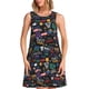 thumbnail image 1 of Fotbe Basketball Vestido de Verano sin Mangas para Mujer – Vestido Midi Línea A, Estilo Camiseta Floral, Vestido Playero Casual y Fluido, 1 of 7