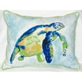 thumbnail image 4 of Betsy Drake ZP134 Blue Sea Turtle Indoor & Outdoor Throw Pillow- 20 x 24 in., 4 of 4