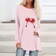 thumbnail image 1 of Offre du Jour! Aqestyerly Pull Décontracté Imprimé pour Femmes, Manches Longues, Col Rond, 1 of 4