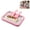 Pink, variant on Rolled Ice Cream Maker Kit | DIY Ice Cream Roller Tray with 2 Scrapers | Instant Freezy Dessert Maker for Home, Parties & Families (White, 1PC)