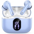 thumbnail image 1 of Audífonos Inalámbricos, Audífonos Bluetooth 5.4 Estéreo de Bajos, Audífonos con Micrófono con Cancelación de Ruido y Pantalla LED, 36H de Reproducción Audífonos Intrauditivos, Audífonos Deportivos Im, 1 of 7