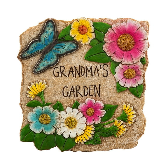 Home & Garden Grandma's Garden Stepping Stone Flowers Mother's Day 84G3284a