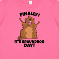 thumbnail image 4 of Inktastic Finally it's Groundhog Day Boys or Girls Baby T-Shirt, 4 of 5