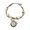 Gold, variant on Artisanal Crafted Faux Pocket Watch Bracelet With Movable Fringe Detailing And Customizable Chain Length