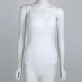 thumbnail image 5 of LiiYii Women's Camisole Bodysuit Ballet Dance Unitards Tank Tops Yoga Workout Gymnastic Leotard Dancewear White S, 5 of 9