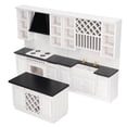 thumbnail image 4 of Comptoir de Bar pour Maison de Poupée, Ensemble d'Armoires de Cuisine pour Maison de Poupée, Beau Design, Exécution Exquise pour la Décoration de Maison de Poupée, 4 of 8