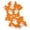 AA-#Orange549, variant on WOYY Halloween Pajama Sets for Girls Button Down Shirt Shorts Cute Nightwear, Sizes 1-14