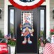 thumbnail image 1 of 4th of July Gnome Door Hanging Banners USA Independence Day Patriotic Wall Door Decor Red White Blue Star Stripe Non woven Fabric Hanging Decoration, 1 of 6