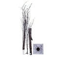 thumbnail image 3 of Vickerman 8' Brown Frosted Twig Tree, Warm White 3mm Wide Angle LED lights, 3 of 5