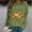 Green, variant on Happy Thanksgiving Shirts for Women Funny Pumking 3/4 Sleeve Tops Juniors Fall Pumpkin Graphic Sweatshirts Tunic Tshirt 2024 Casual Loose Blouses Clothes,Yellow,Small