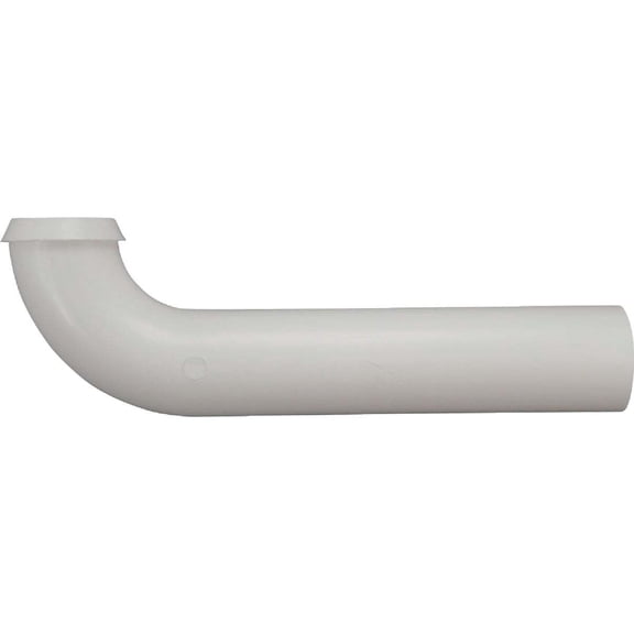 Keeney 1-1/2" x 7" White Polypropylene Wall Tube 30400WK