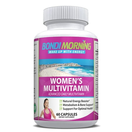 Multivitamin for Women - with Essential Vitamins, Minerals & Antioxidants, Natural Female Immune System & Metabolism Support, Women’s Energy Multivitamin Supplement. 60