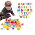 thumbnail image 1 of Number Mother English Building Block Puzzle Baby Wooden Toy Children's Enlightenment Kindergarten Early Education Puzzle, 1 of 1