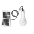 thumbnail image 1 of Lámpara solar LED para exteriores, impermeable, con control remoto, temporizador, luz solar para jardín, para senderismo, camping, pesca, luces de emergencia, 1 of 2