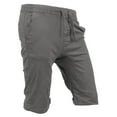 thumbnail image 2 of Ma Croix Mens Summer Twill Cargo Shorts Casual Flat Front Classic Fit, 2 of 3