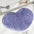 thumbnail image 1 of COM1950s Heart Shaped Doormat, Soft Absorbent Rug with Non-Slip Backing for Bathroom and Entryway, Available in Multiple Colors (20x16 Inches), 1 of 7