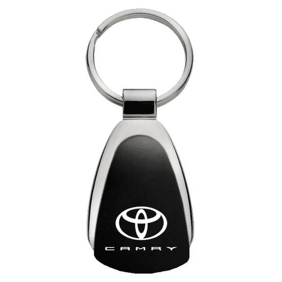 Camry Black Teardrop Key Fob Keychain