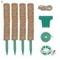 thumbnail image 1 of 4PCS Moss Coir Plant Support Stakes, Climbing Plant Support, Coconut Moss Rods for Indoor Plants, Monstera Adansonii, Creeper, 1 of 8