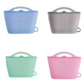 thumbnail image 1 of 4 Pcs Sacs de Rangement en Silicone Réutilisables -30 °C -230 °C Résistants à la Chaleur 1000ml Grande Capacité Sacs de Rangement Alimentaires pour Sandwich Collation Bleu+gris+vert+rose, 1 of 5