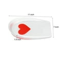 thumbnail image 2 of Unique Bargains Silicone Heel Support Cup Pads Silicone Cushion Orthotic Insole Love Pattern Red Size 40-46 2Pcs, 2 of 6