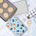 thumbnail image 6 of Rabbit Wave Point Pot Holder Set 2 Piece Non-Slip Oven Hot Pads Heat Resistant Durable 7x9.8in, 6 of 7