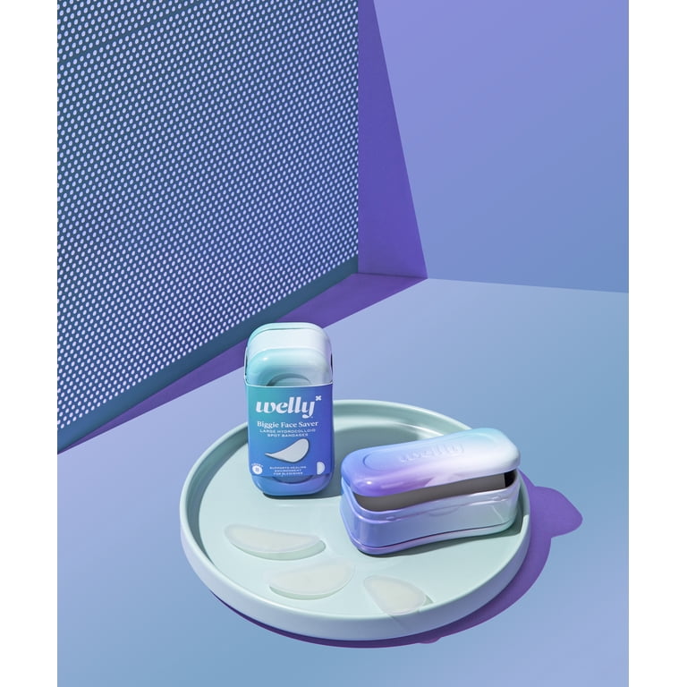 Welly Biggie Face Saver, Large Hydrocolloid Spot Bandages, 8ct HSA