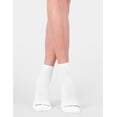 thumbnail image 2 of No nonsense Women's Cushioned Quarter Top 6 Pair Pack, White One Size, 2 of 4