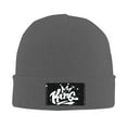 thumbnail image 3 of ZICANCN Bonnet Tricoté-White King Bonnet d'Hiver Doux Chaud Classique pour Hommes Femmes, 3 of 6