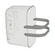 thumbnail image 3 of Cesta de mano transparente Mango cómodo Orificios de ventilación Fácil acceso Cesta de almacenamiento de frutas versátil para acampar Gris, 3 of 12