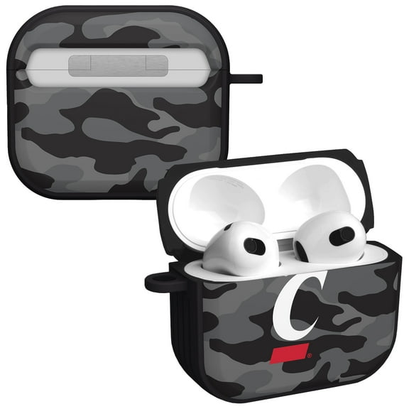 Cincinnati Bearcats Camo HDX Case Cover Compatible with Apple AirPods Gen 3 by Affinity Bands