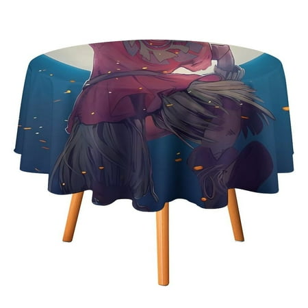 

The Legend of Zelda Round Table Cloth Washable Reusable Round Tablecloth Cartoon Fun Table Cover for Dinner Kitchen Party Picnic 36x36in