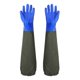 thumbnail image 1 of Guantes de goma largos, impermeables y de longitud extendida que resisten ácidos, álcalis y aceites, protegen sus brazos del agua y los arañazos., 1 of 8