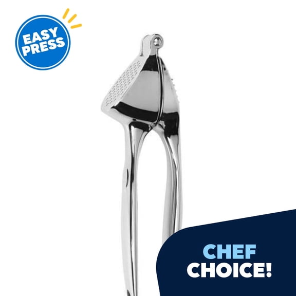 JEEXI Premium Garlic Press, Garlic Mincer with Ergonomic Grip Handle, Professional Garlic Presser Crusher, Sturdy Ginger Press, Easy to Clean and Dishwasher Safe