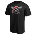 thumbnail image 2 of Men's Black Pittsburgh Pirates Midnight Mascot T-Shirt, 2 of 3