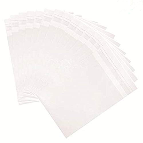 5 x 7-inch Crystal Clear Resealable Cello Cellophane Bags for Candy Cookies Cards Pack of 100. 