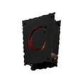 thumbnail image 3 of Meyda 153787 12 in. Personalized in. C in. Wall Sconce, Black & Fa, 3 of 6
