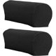 thumbnail image 1 of Fundas de reposabrazos suaves y elásticas de felpa, fundas de reposabrazos elásticas para sillas y sofás, fundas para brazos de sofá, fundas protectoras para sillones reclinables, juego de 2, 1 of 7