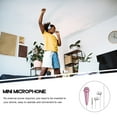 thumbnail image 3 of LEEYNEER Tiny Mics Handheld Wired Microphone Plastic Audio Recording 1Pcs, 3 of 5
