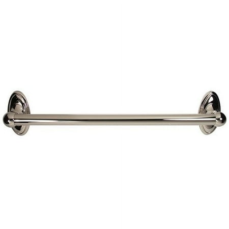 Alno A8022-18 Classic Traditional 18" Wide Single Rod Solid Brass 1" Thick Bathroom Towel