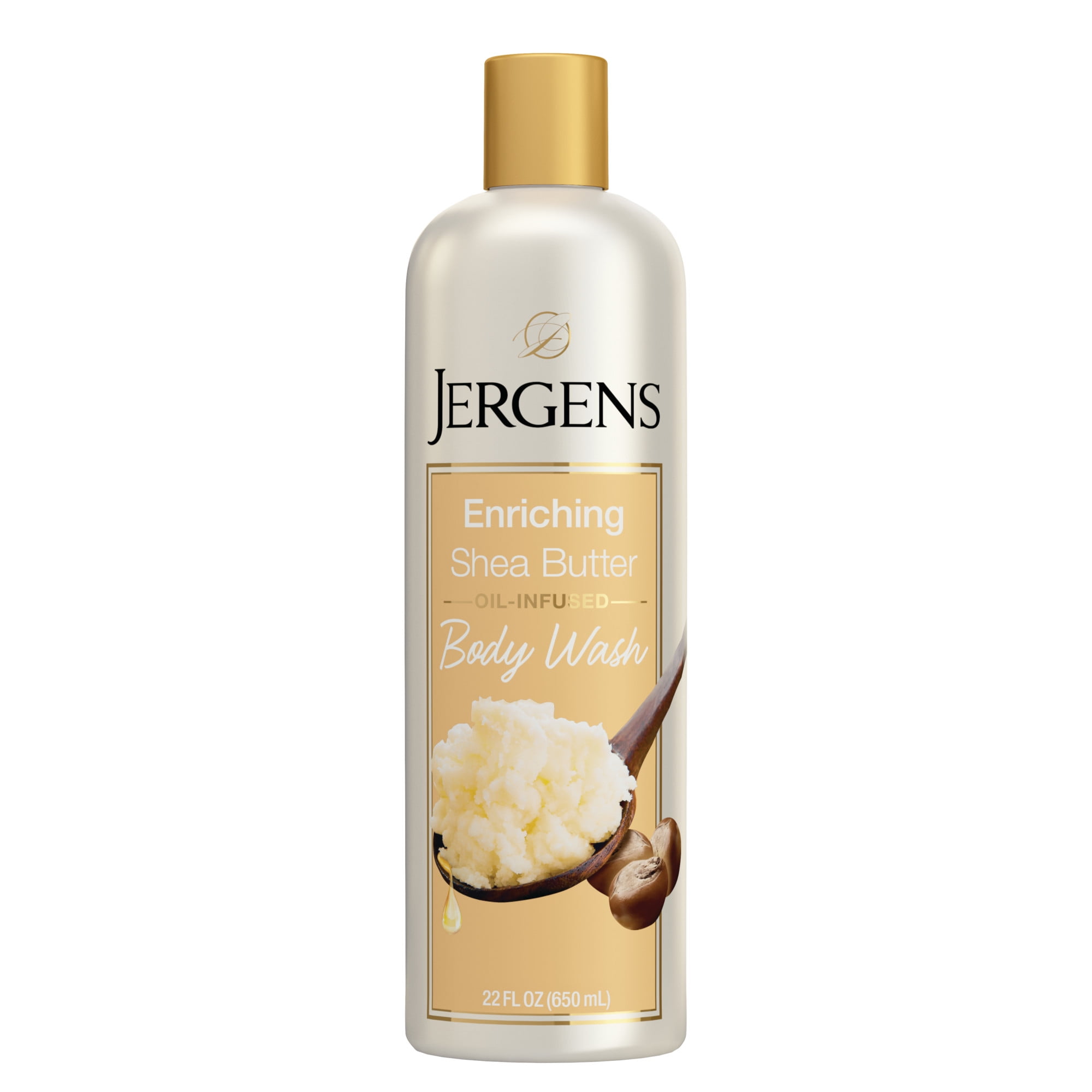 Jergens Enriching Shea Butter ParabenFree Moisturizing Body Wash, 22